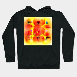 Sky Lanterns Abstract Hoodie